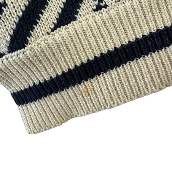 Vintage Perry Ellis Portfolio Small Cardigan Sweater Cotton V-Neck Womens - Picture 8 of 11